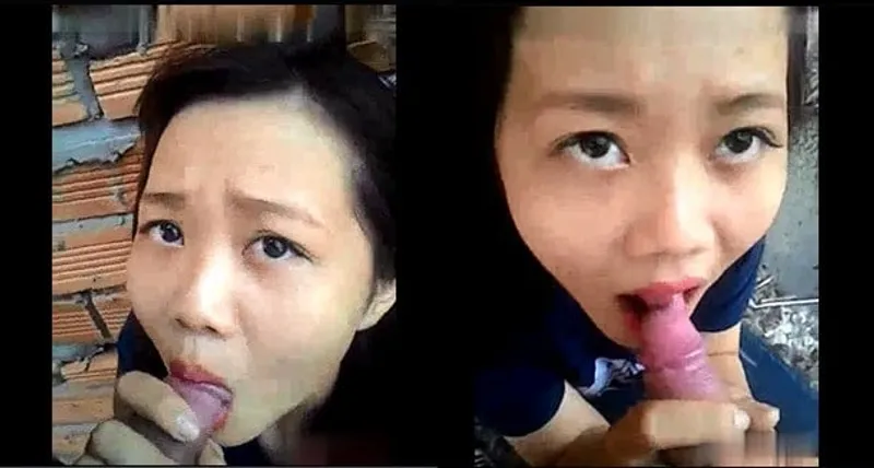 Eny mút cục thịt ở vườn sau nhà